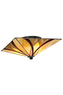 Asheville plafonnier Art Nouveau pyramide