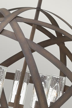 Carson suspension d'extérieur 5 lumières IP44