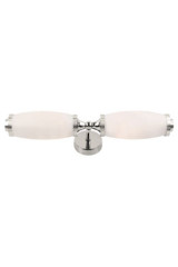Double applique chromée Eliot pour la salle de bain - Salle de bains by Elstead Lighting