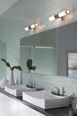 Double applique de salle de bain Payne horizontale