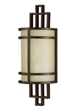 Fusion applique géométrique finition bronze vieilli - Applique by Elstead Lighting