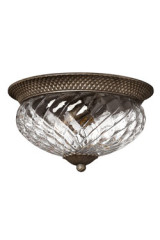 Grand plafonnier ananas bronze Plantation 40cm - Plafonnier by Elstead Lighting