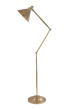 Lampadaire Provence en laiton vieilli - Lampadaire by Elstead Lighting