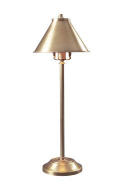 Lampe de table en laiton vieilli Provence - Lampe de table by Elstead Lighting