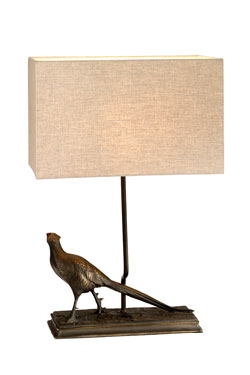 Lampe de table Faisan en bronze - Lampe de table by Elstead Lighting
