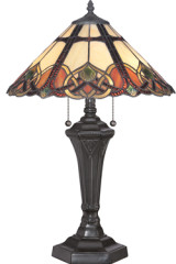 Lampe de table Tiffany Cambridge - Lampe de table by Elstead Lighting