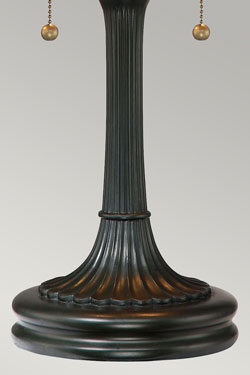 Lampe de table Tiffany rose rouge Larissa