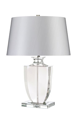 Liona lampe de table en cristal transparent Liona - Lampe de table by Elstead Lighting