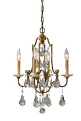 Lustre classique collection Valentina 4 lumières - Lustre by Elstead Lighting