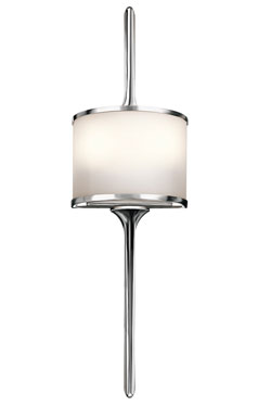 Mona petite applique de salle de bain chromée - Salle de bains by Elstead Lighting