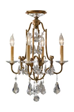 Plafonnier classique 4 lumières Collection Valentina - Plafonnier by Elstead Lighting