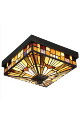  Plafonnier d'extérieur Tiffany Inglenoook - Plafonnier d'extérieur by Elstead Lighting