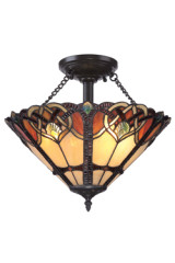 Plafonnier Tiffany Cambridge - Plafonnier by Elstead Lighting