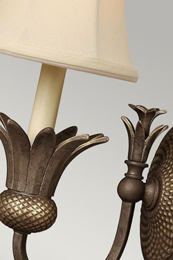 Plantation applique ananas finition bronze