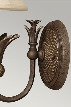 Plantation applique ananas finition bronze
