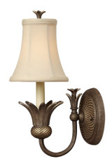 Plantation applique ananas finition bronze - Applique by Elstead Lighting