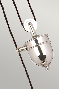 Provence suspension monte-et-baisse argentée
