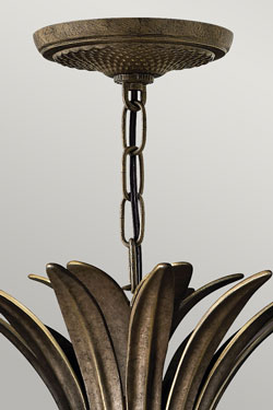  Suspension ananas en verre Plantation