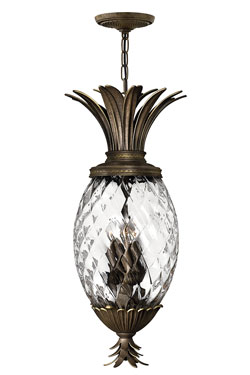  Suspension ananas en verre Plantation - Suspension by Elstead Lighting