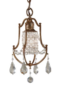 Suspension classique en bronze vieilli collection Valentina - Suspension by Elstead Lighting