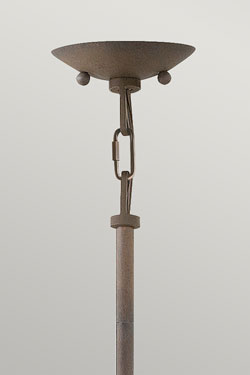  Suspension d'extérieur ronde 3 lumières Carson