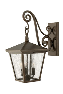 Trellis Applique lanterne d'extérieur bronze petit modèle