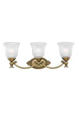 Triple applique classique de salle de bain Françoise - Salle de bains by Elstead Lighting