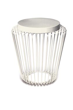 Cage lanterne sans fil noire
