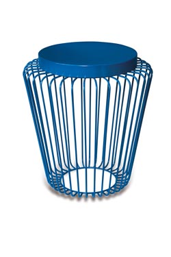 Cage lanterne sans fil noire