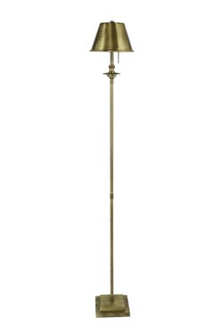 Kuma gold-plated battery-powered floor lamp - Cordless lamps by Estro