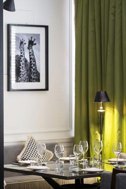 Kuma portable floor lamp patinated bronze