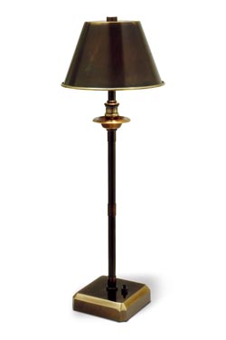 Kumina cordless lamp in patinated bronze