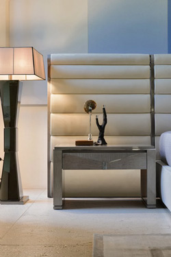 Black Nickel Art Deco Floor Lamp Marlene