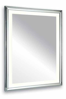 Miroir lumineux  carré éclairage LED intégré Alabaster - Salle de bains by Estro