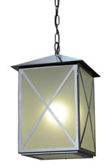 Monterey suspension lanterne en verre satiné - Suspension by Estro