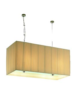 Saturn large rectangular pendant lamp - Pendants by Estro