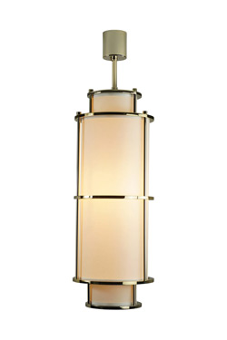 Suspension lampion en laiton poli Annie - Suspension by Estro