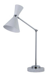Diva white table lamp Italian Stilnovo - Table lamps by Estro