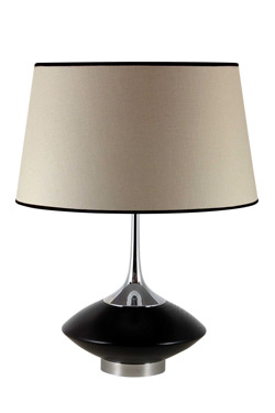 Lampe de table en chêne noir Vuvu wood - Table lamps by Estro