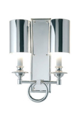 Juliette double wall light in chrome-plated metal - Wall lights by Estro