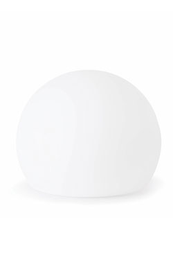 Balda lampe d'extérieur boule blanche 40cm