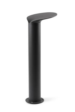 Balise Lotus en aluminium gris anthracite grand modèle - Balise d'extérieur by Faro