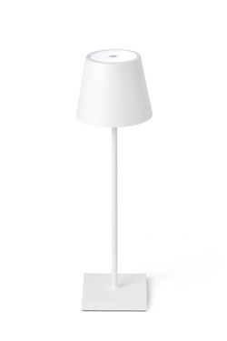 Toc380 White Aluminium Outdoor Cordless Lamp  - Cordless lamps by Faro