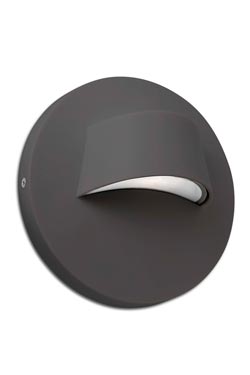 Anthracite Gray Outdoor path light with LED Lighting - Exterior path & step lighting by Faro