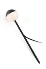 Black Outdoor Beacon Ball Shape LED Lighting Piccola  - Exterior path & step lighting by Faro