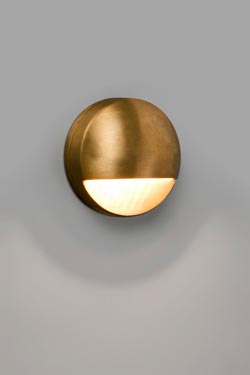Drak Golden Disk LED Outdoor path light - Exterior path & step lighting by Faro