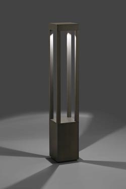 Large Dark Gray Geometric Lantern Outdoor Beacon Agra