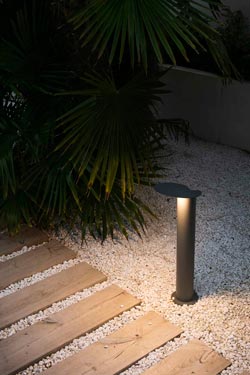 Lotus beacon in anthracite gray aluminum large model
