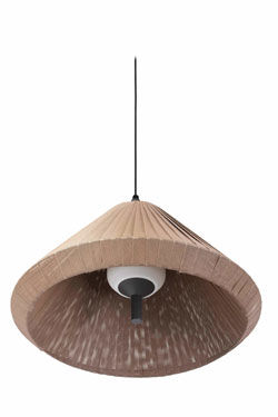 Outdoor pendant lamp dark beige Saigon 