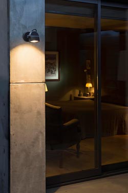 Adjustable outdoor spotlight and powerful LED lighting